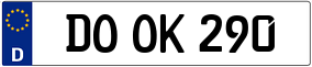 Truck License Plate